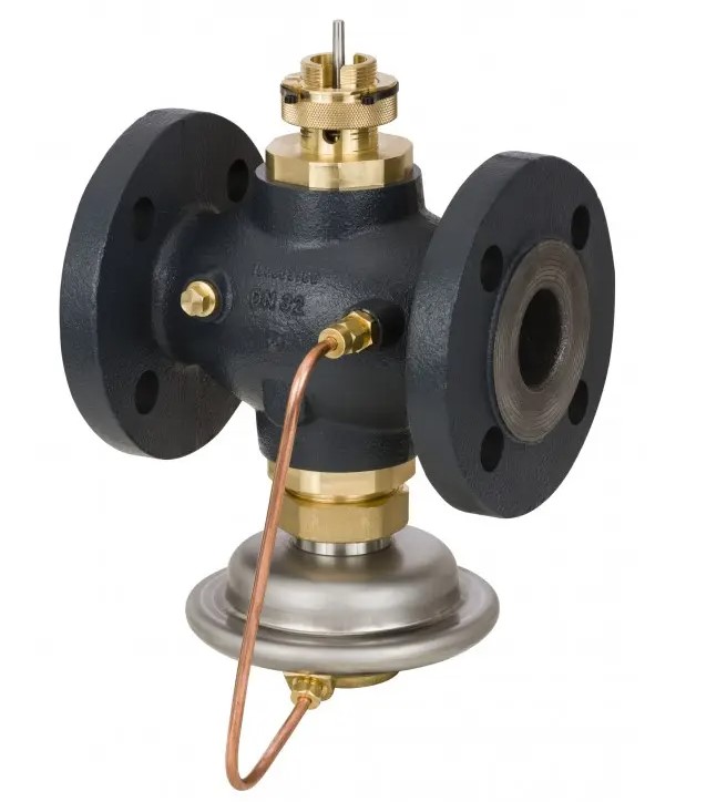 Комбинированный регулятор Danfoss AVQM Ду50/25 Pу25 фланцевый