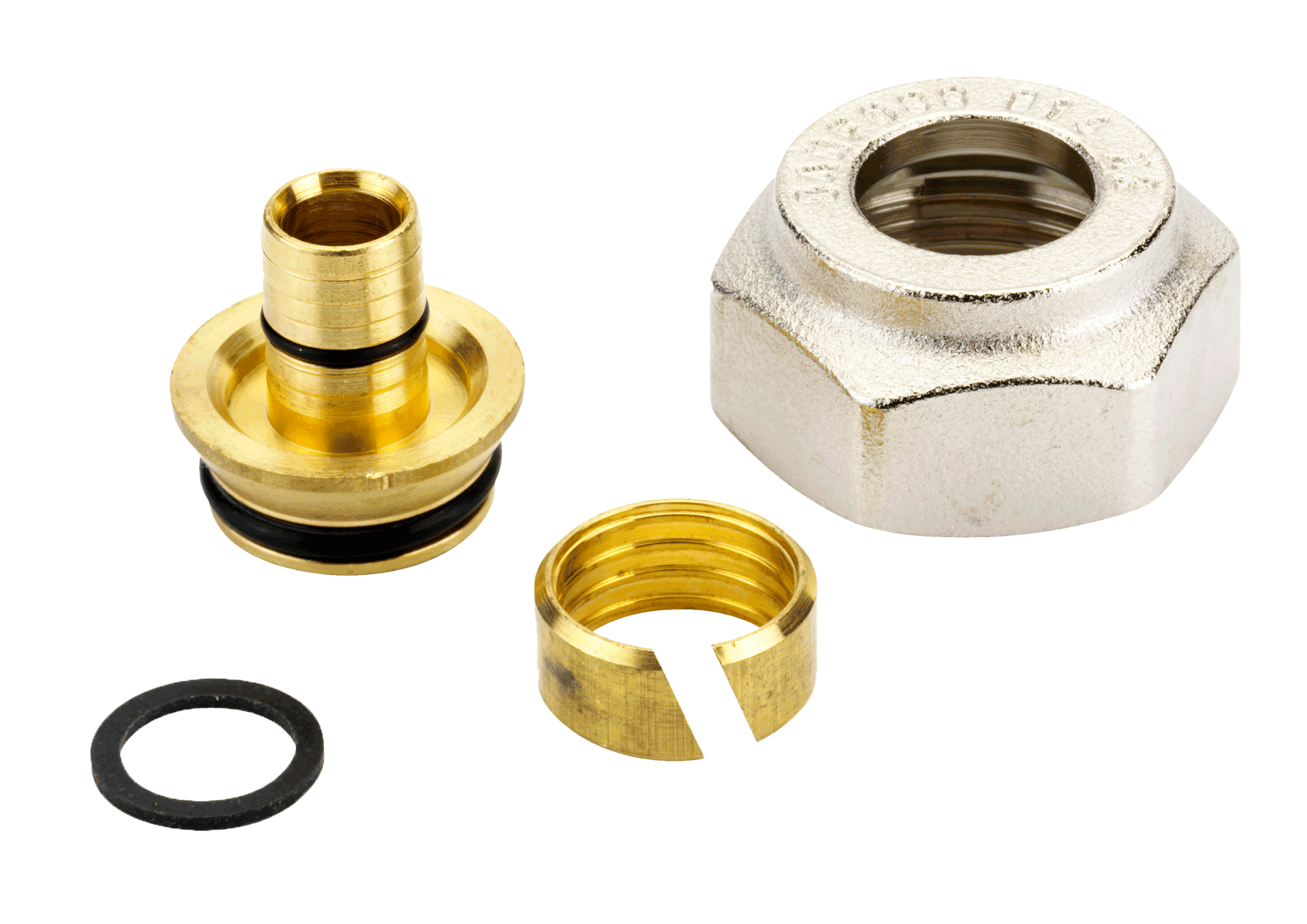 Уплотнительные фитинги для металлопластиковых труб Danfoss AluPEX 16 x 2.0 G3/4" ВН