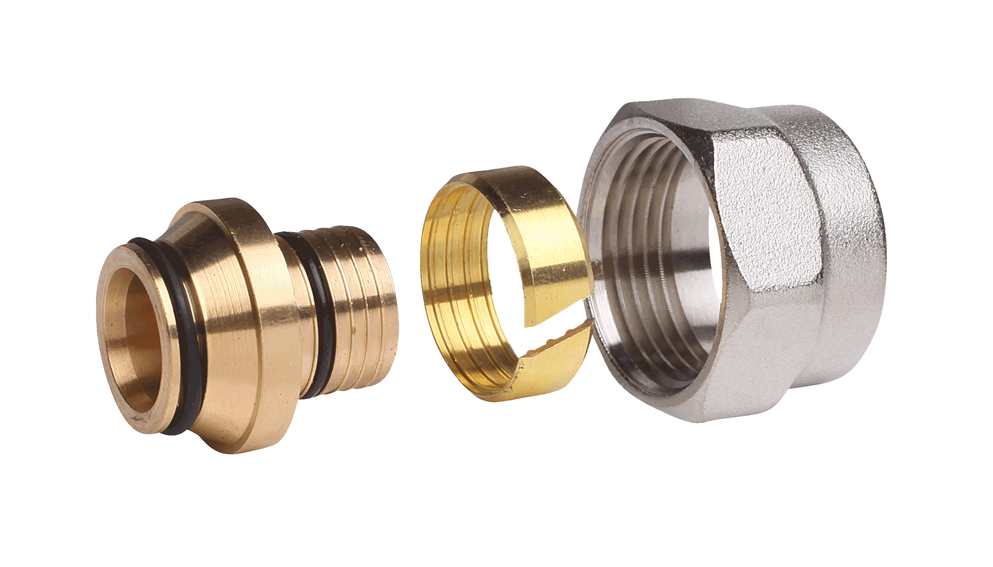 Уплотнительные фитинги для металлопластиковых труб Danfoss AluPEX 20 x 2.0 G3/4" ВН