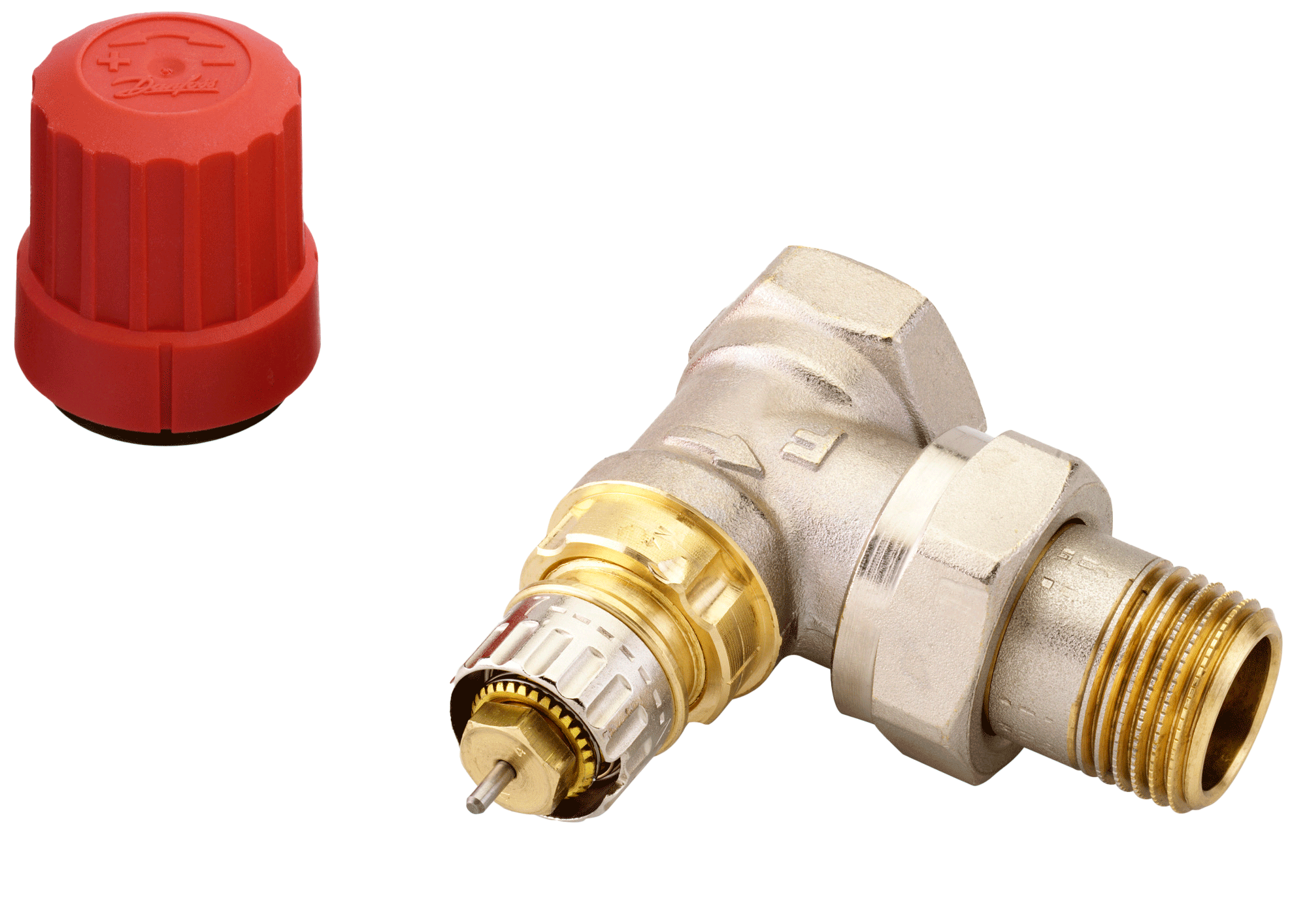 Клапан терморегулирующий Danfoss RTR-N Ду20 угловой