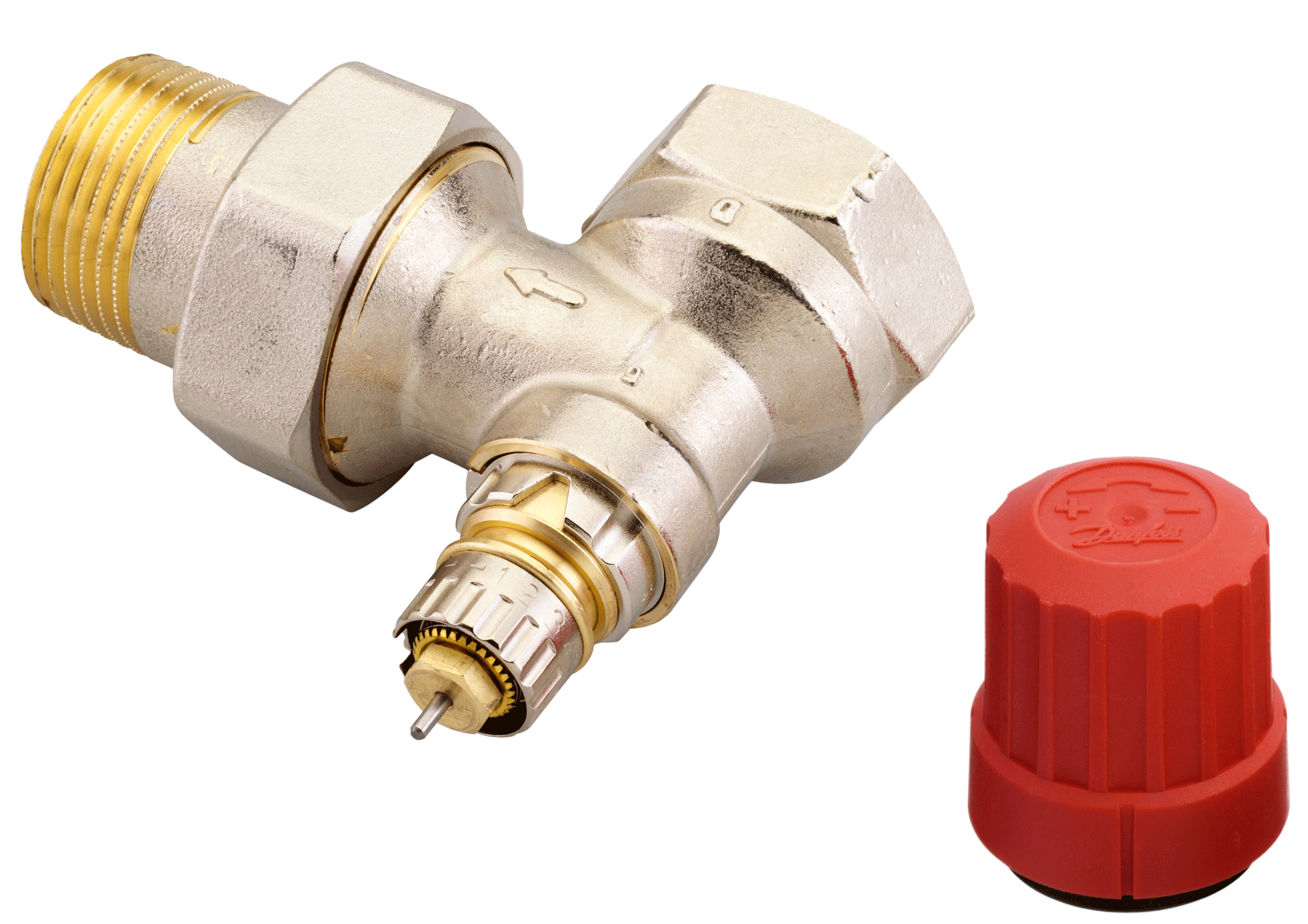 Клапан терморегулирующий Danfoss RTR-N Ду25 угловой