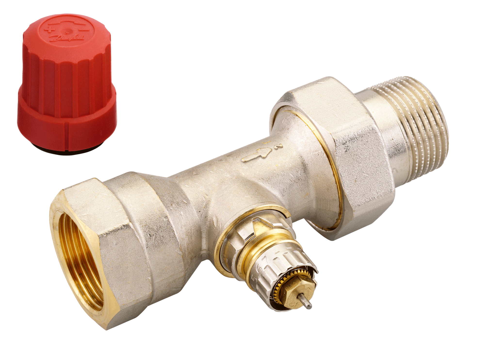 Клапан терморегулирующий Danfoss RTR-N Ду25 прямой