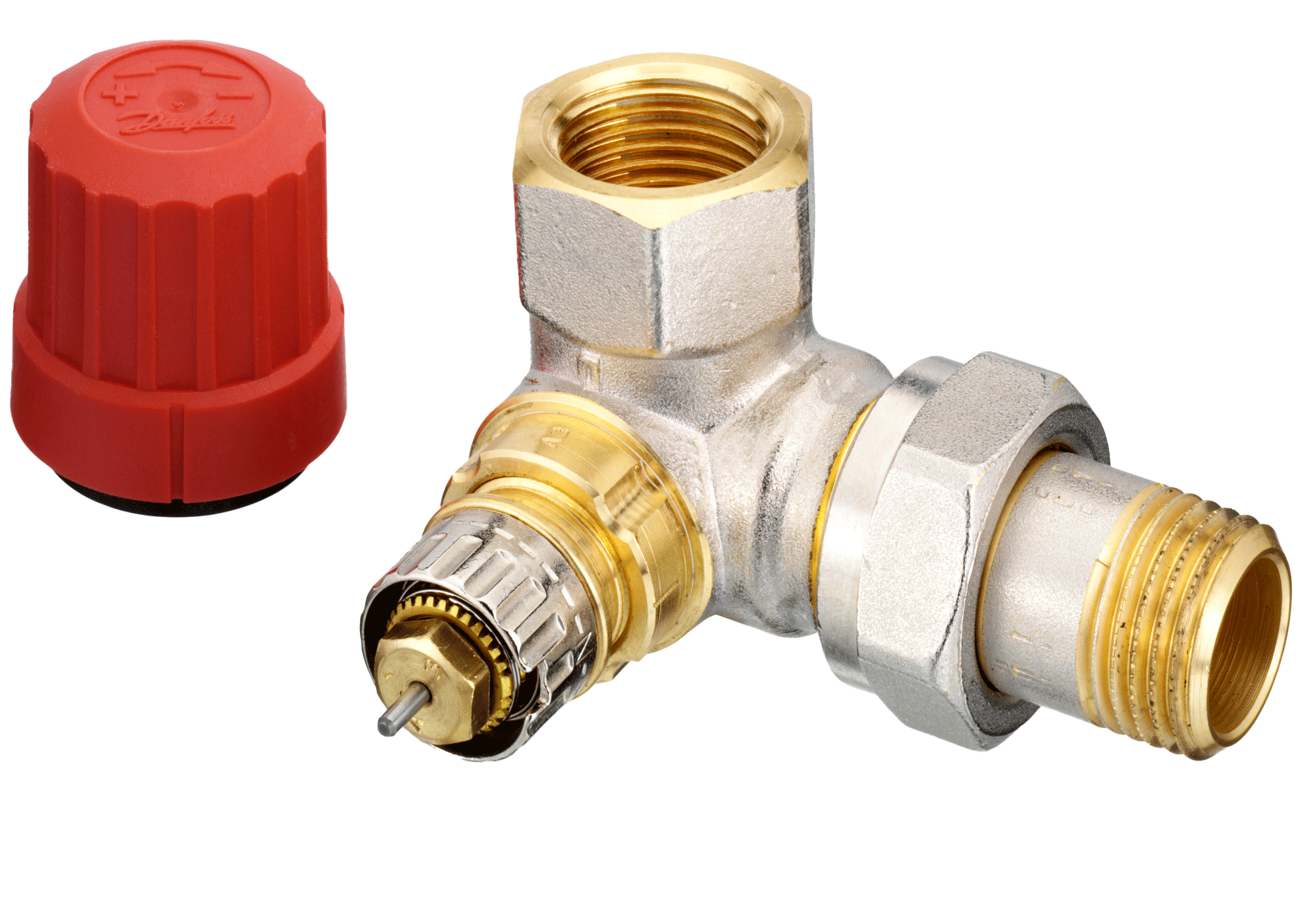 Клапан терморегулирующий Danfoss RTR-N Ду15 угловой