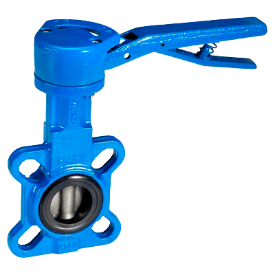 Затвор дисковый поворотный Danfoss VFY LH Ду 40 Ру16 чугун с рукояткой