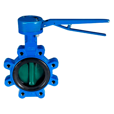 Затвор Danfoss дисковый поворотный VFY WH Ду 100 Ру16 чугун с рукояткой