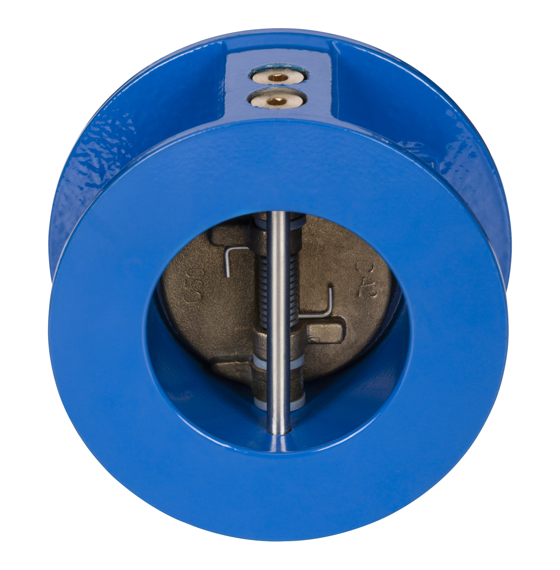 Клапан обратный двухстворчатый Danfoss NVD 805 Ду350 Ру16 чугун межфланцевый
