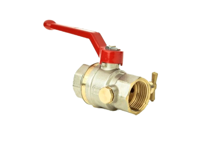 Кран шаровой Danfoss BVR-D Ду50 Ру40 со спускным элементом