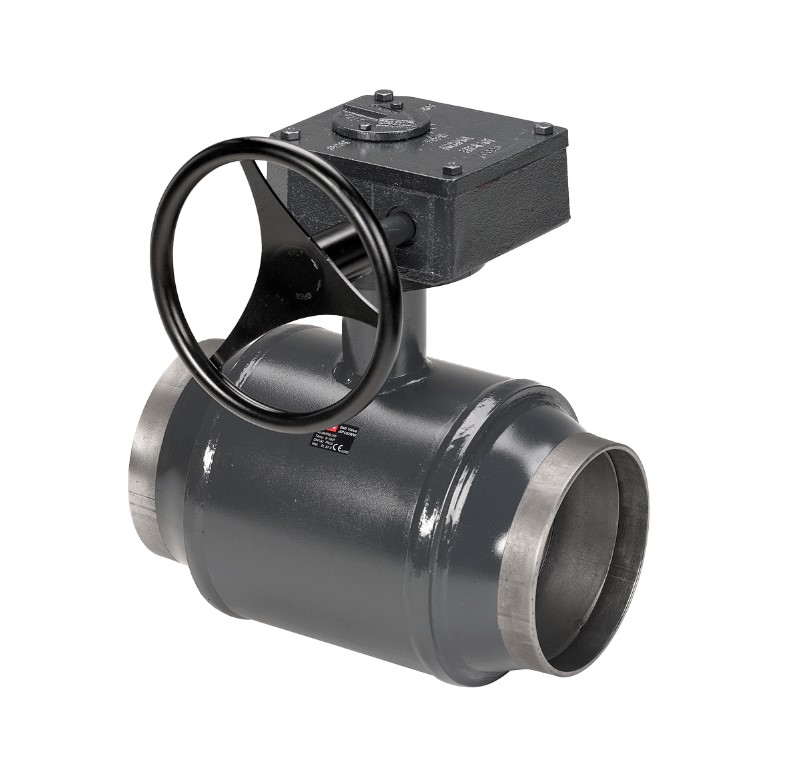 Кран шаровой Danfoss JIP Premium WW Ду150 Ру25 с редуктором