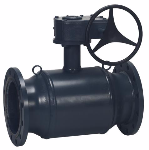 Кран шаровой Danfoss JIP Premium FF Ду250 Ру16 с редуктором