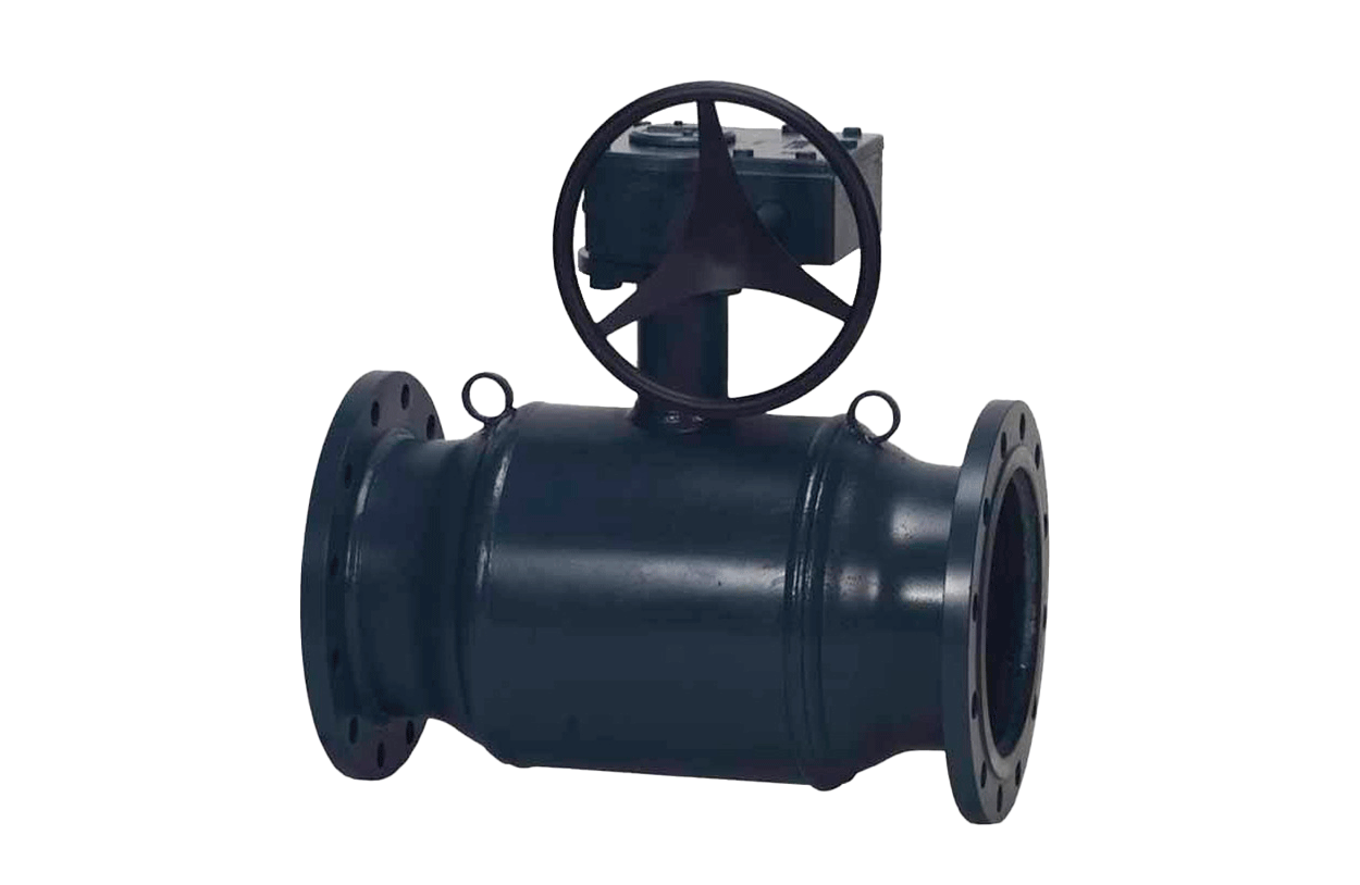 Кран шаровой Danfoss JIP Premium FF Ду400 Ру16 с редуктором