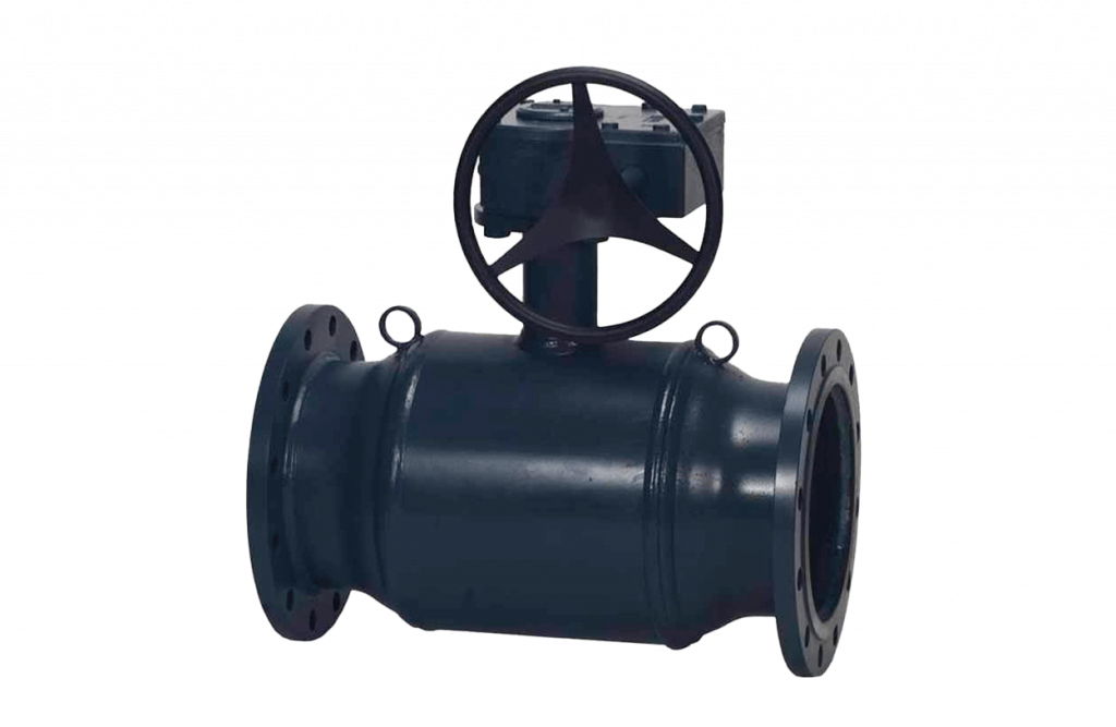 Кран шаровой Danfoss JIP Premium FF Ду400 Ру25 с редуктором