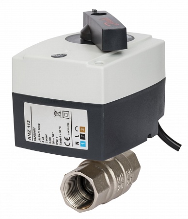 Кран шар Danfoss AMZ 112 2х поз Ду15 э/п 230В