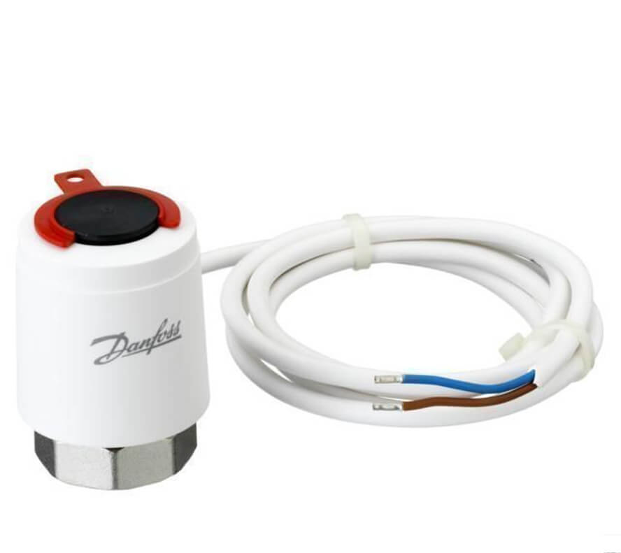 Термоэлектрический привод Danfoss TWA-K, NC при отсутствии напряжения закрыт, 230В, M30x1,5